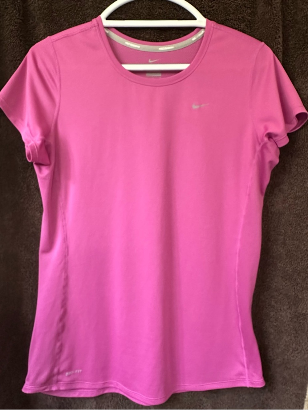Nike Pink Short-Sleeve Dri-FIT Performance Tee